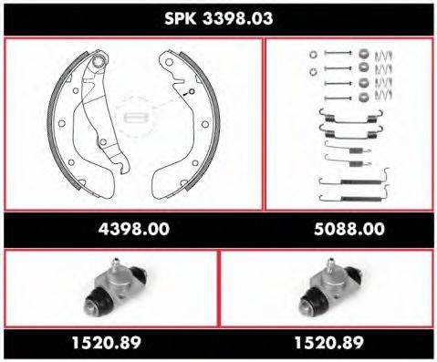 REMSA SPK339803 Комплект гальм, барабанний гальмівний механізм