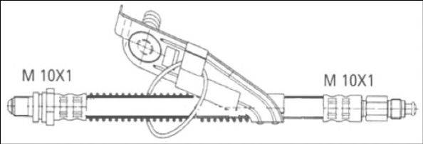 REMSA 190367 Гальмівний шланг