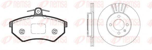 REMSA 813400 Комплект гальм, дисковий гальмівний механізм