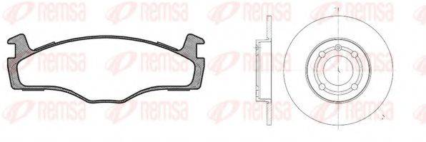 REMSA 817104 Комплект гальм, дисковий гальмівний механізм