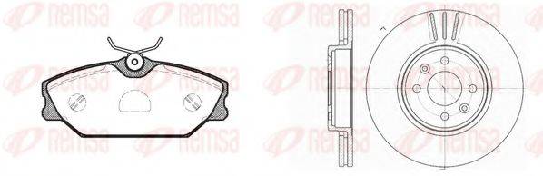 REMSA 820802 Комплект гальм, дисковий гальмівний механізм