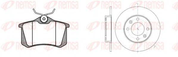 REMSA 826303 Комплект гальм, дисковий гальмівний механізм