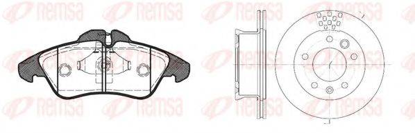 REMSA 857801 Комплект гальм, дисковий гальмівний механізм