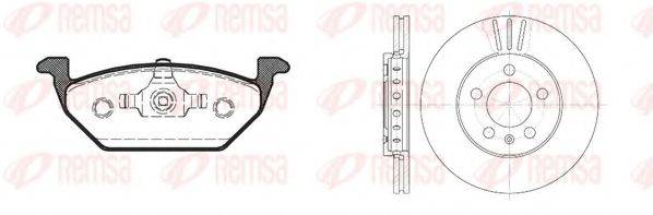 REMSA 863307 Комплект гальм, дисковий гальмівний механізм