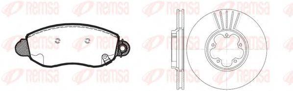 REMSA 877201 Комплект гальм, дисковий гальмівний механізм