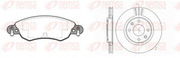 REMSA 882900 Комплект гальм, дисковий гальмівний механізм