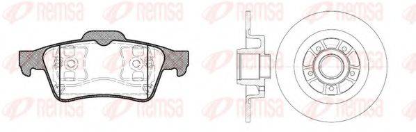 REMSA 884200 Комплект гальм, дисковий гальмівний механізм