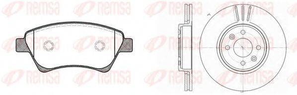 REMSA 897602 Комплект гальм, дисковий гальмівний механізм