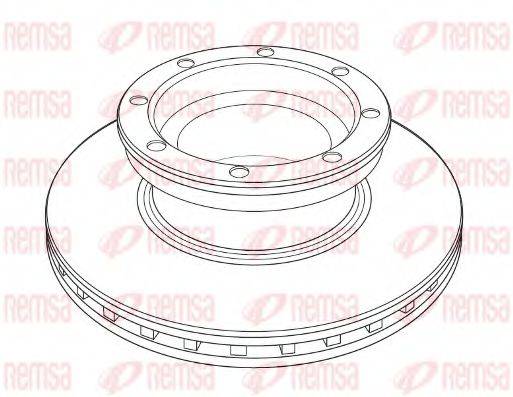 REMSA NCA121920 гальмівний диск