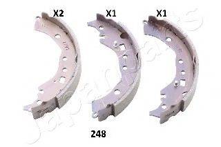 JAPANPARTS GF248AF Комплект гальмівних колодок