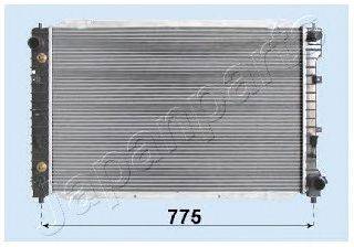 JAPANPARTS RDA053108 Радіатор, охолодження двигуна