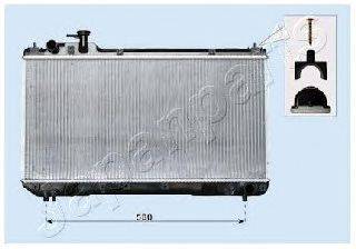 JAPANPARTS RDA153096 Радіатор, охолодження двигуна