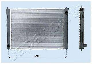 JAPANPARTS RDA192004 Радіатор, охолодження двигуна