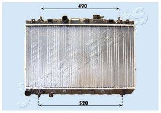 JAPANPARTS RDA283099 Радіатор, охолодження двигуна