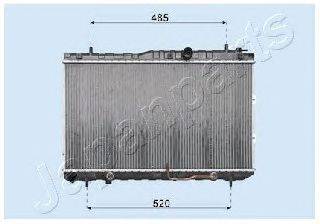 JAPANPARTS RDA333034 Радіатор, охолодження двигуна