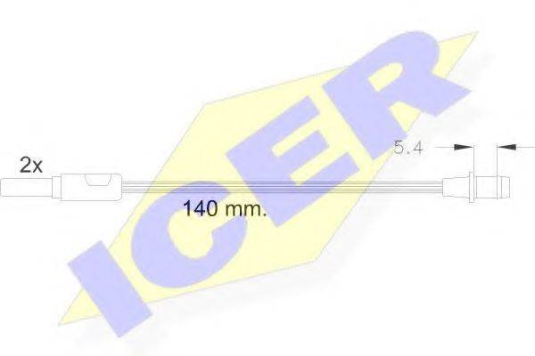 ICER 610149EC Сигналізатор, знос гальмівних колодок