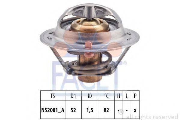 FACET 78340S Термостат, охолоджуюча рідина