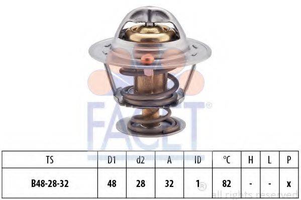 FACET 78289S Термостат, охолоджуюча рідина