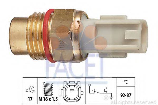 FACET 75198 Термивимикач, вентилятор радіатора