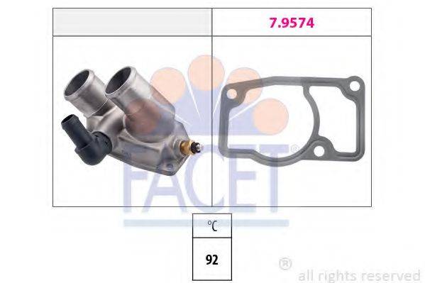 FACET 78346 Термостат, охолоджуюча рідина