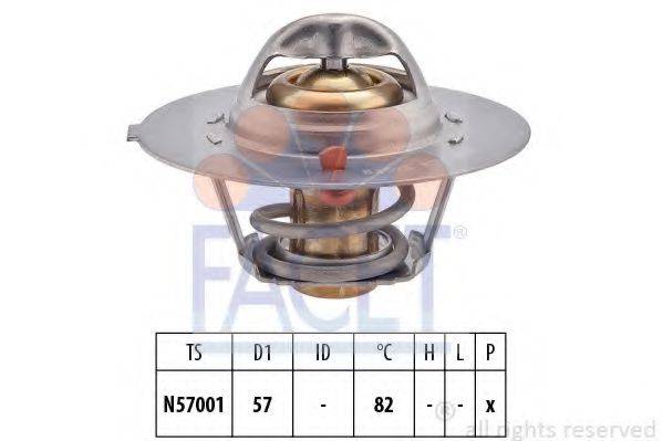 FACET 78209S Термостат, охолоджуюча рідина