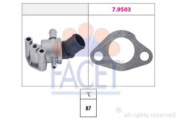 FACET 78108 Термостат, охолоджуюча рідина