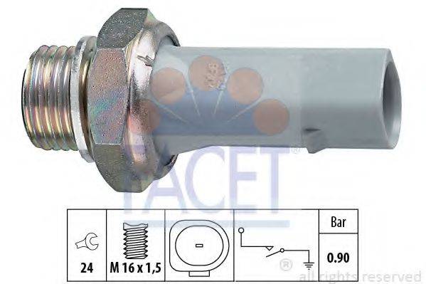 FACET 70150 Датчик тиску масла