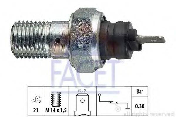 FACET 70003 Датчик тиску масла