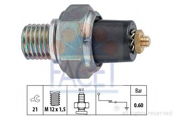 FACET 70020 Датчик тиску масла