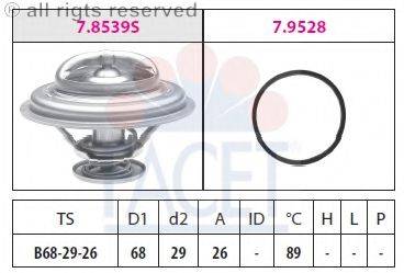 FACET 78539 Термостат, охолоджуюча рідина