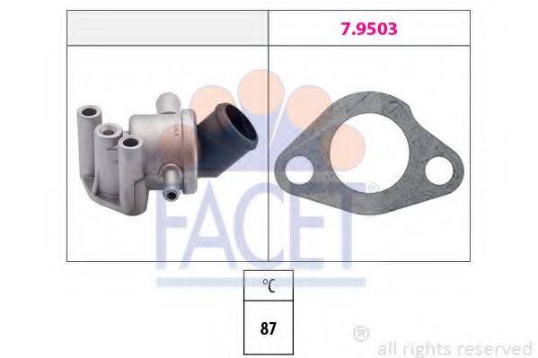 FACET 78106 Термостат, охолоджуюча рідина