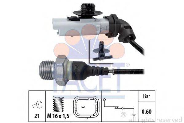 FACET 70199 Датчик тиску масла