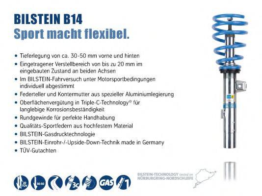 BILSTEIN BIL024469 Комплект ходової частини, пружини / амортизатори