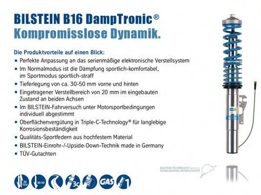 BILSTEIN BIL027493 Комплект ходової частини, пружини / амортизатори