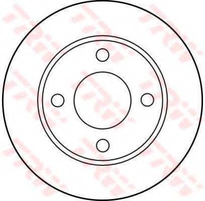 TRW DF1543 гальмівний диск
