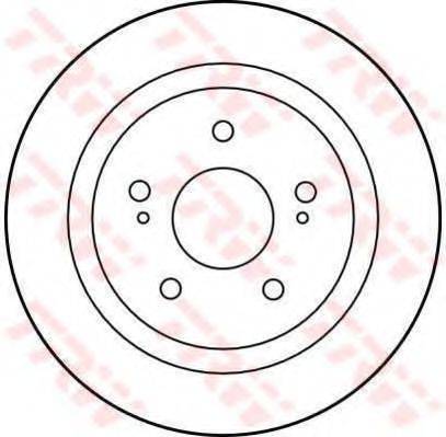 TRW DF3122 гальмівний диск