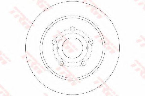 TRW DF6173 гальмівний диск