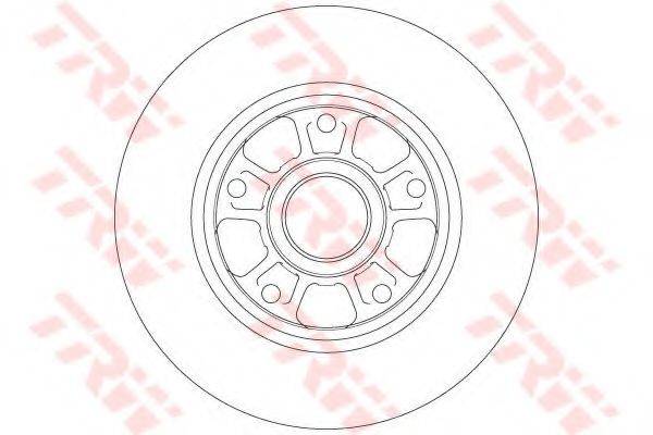 TRW DF6182 гальмівний диск