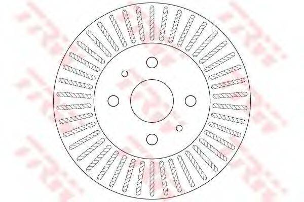 TRW DF6407 гальмівний диск