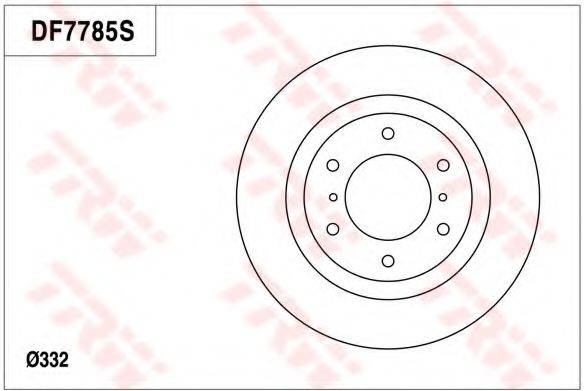 TRW DF7785 гальмівний диск