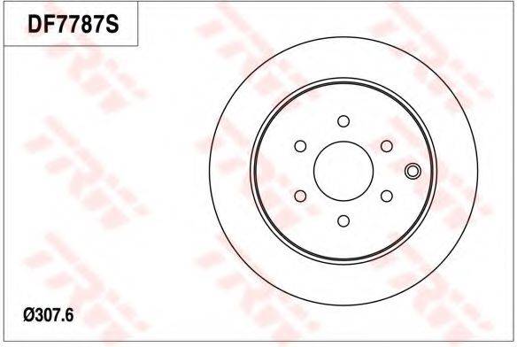 TRW DF7787 гальмівний диск