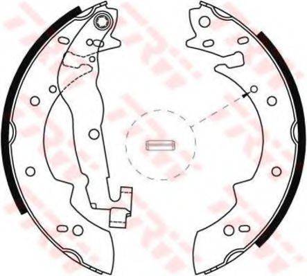 TRW GS8177 Комплект гальмівних колодок