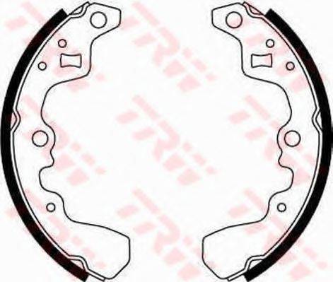 TRW GS8248 Комплект гальмівних колодок