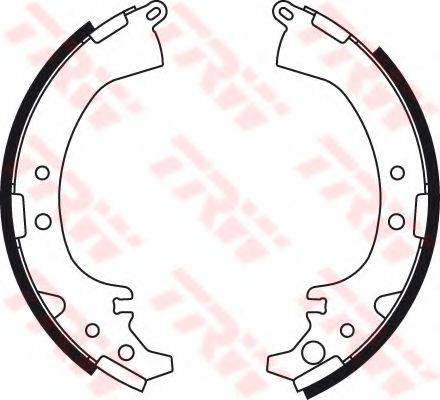 TRW GS8449 Комплект гальмівних колодок