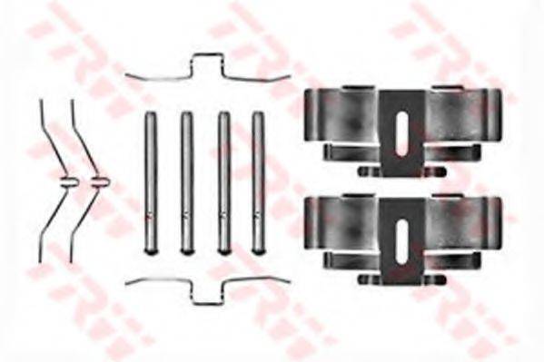 TRW PFK140 Комплектуючі, колодки дискового гальма