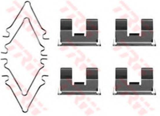 TRW PFK217 Комплектуючі, колодки дискового гальма