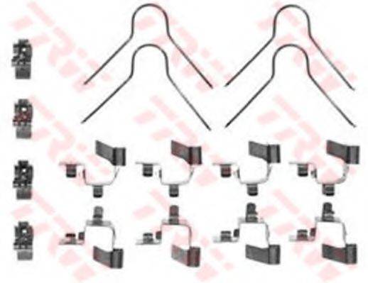 TRW PFK291 Комплектуючі, колодки дискового гальма