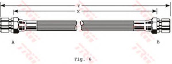 TRW PHA158 Гальмівний шланг