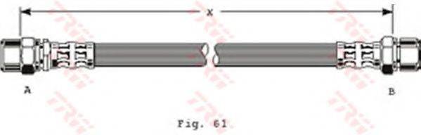 TRW PHA228 Гальмівний шланг