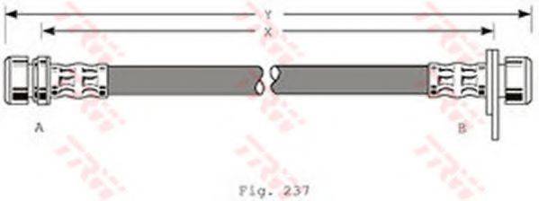 TRW PHC277 Гальмівний шланг
